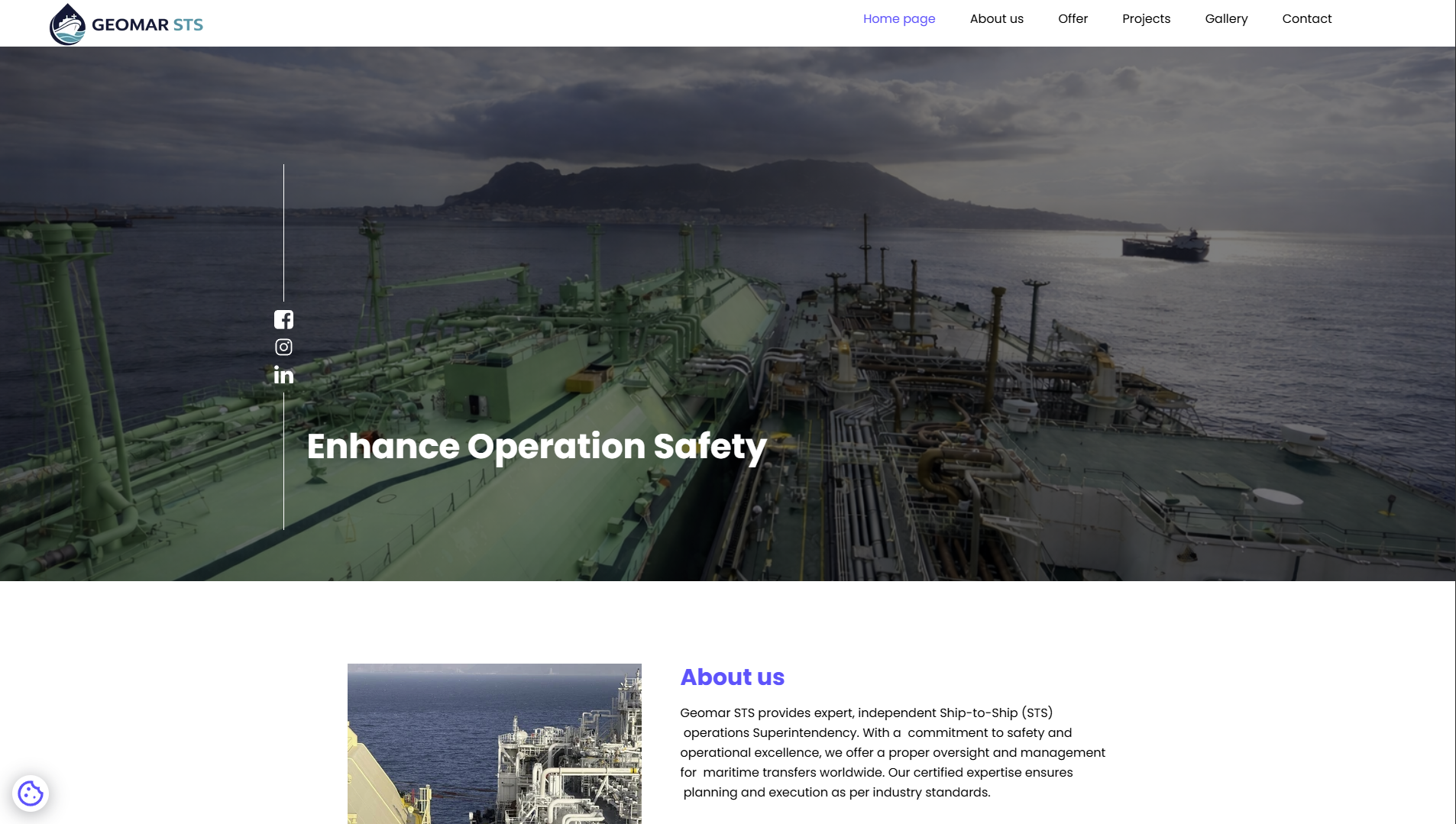 Geomar STS — Web Design & Branding by InReach Studios